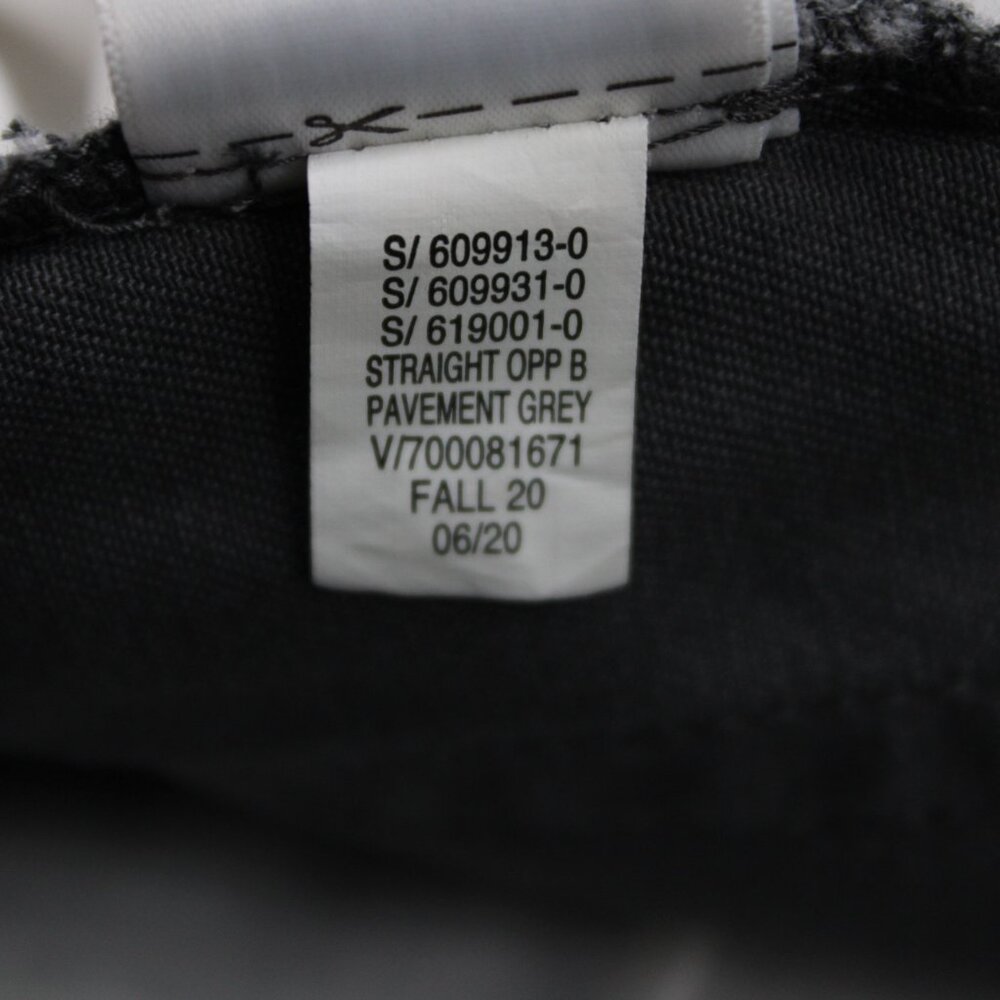 GAP Denim Chino Pants NWT Mens 30x32 Gray Straight Leg Flat Front Mid Rise - Picture 14 of 15